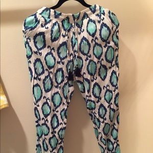 VGUC Lilly pulitzer jogger style drawstring pants